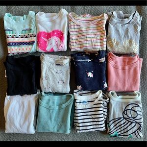 Bundle: 12 long-sleeve T-shirts tops from Old Navy & Gap 2T